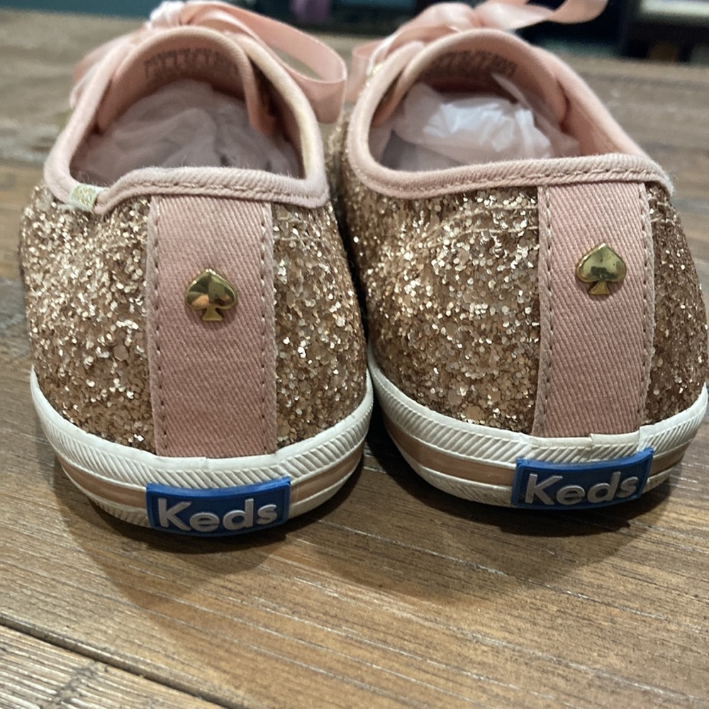 Keds x Kate Spade Champion Glitter (Rose Gold)